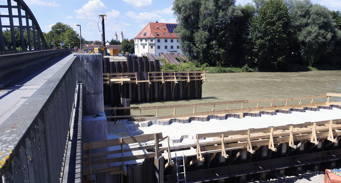 Baustelle Moosburg August 2016